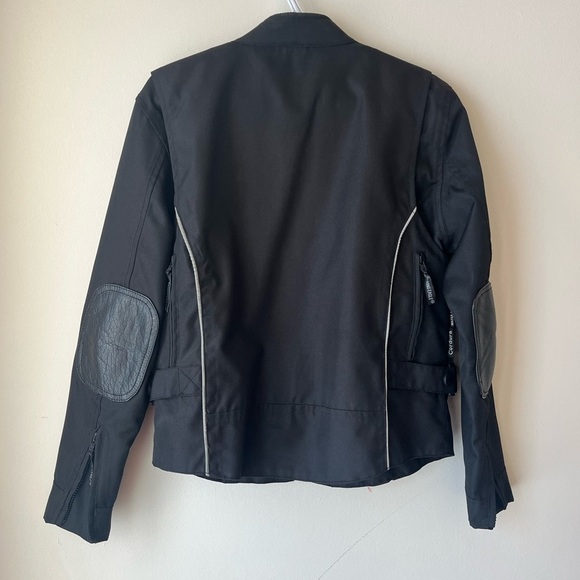 Screaming Eagle Black Motorcycle Jacket Med Cordura Waterproof Reflective Padded - Picture 7 of 12